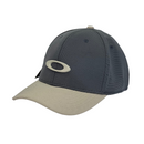 Boné Fitted Oakley Basic - Cor Cinza e Bege  Logo Bege
