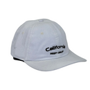 Boné Casual California West Coast - Cor Branco  Logo Preto