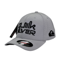 Boné Fitted QuikSilver BIG - Cor Cinza  Logo Preto