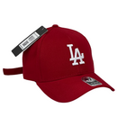 Boné Urbano Los Angeles LA - Cor Vermelho  Logo Branco