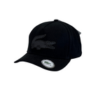 Boné Urbano Lacoste BIG Pontilhado - Cor Preto  Logo Pontilhado