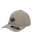 Boné Fitted Quiksilver Classics - Cor Bege  Logo Preto