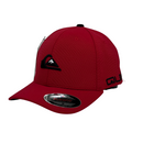 Boné Fitted QuikSilver Basic - Cor Vermelho  Logo Preto