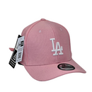 Boné Urbano Los Angeles LA - Cor Rosa  Logo Branco