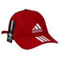 Boné Casual Adidas Sport - Cor Vermelho  Logo Branco