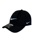 Boné Casual Nike BIG - Cor Preto  Logo Azul Bebe