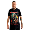 Camiseta Manga Curta Iron Maiden - Run For Your Lives World Tour