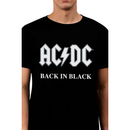 Camiseta Manga Curta ACDC - Back In Black