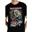 Camiseta Manga Curta Iron Maiden - The Number Of The Beast