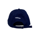 Boné Casual Adidas Basics - Cor Azul Escuro  Logo Branco