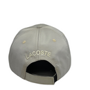 Boné Casual Lacoste Basic - Cor Bege  Logo Oficial