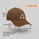 Boné Trucker Rodeo AgroFarm - Cor Preto e Bege  Logo Marrom