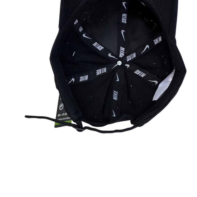 Boné Casual Nike BIG - Cor Preto  Logo Azul Bebe