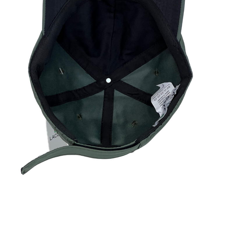 Boné Casual Lacoste Medium - Cor Verde Militar  Logo Original