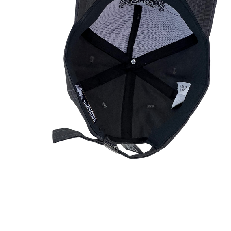 Boné Urbano Cavalera BIG - Cor Cinza  Logo Preto