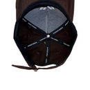 Boné Destroyed New York Yankees - Cor Marrom  Logo Branco