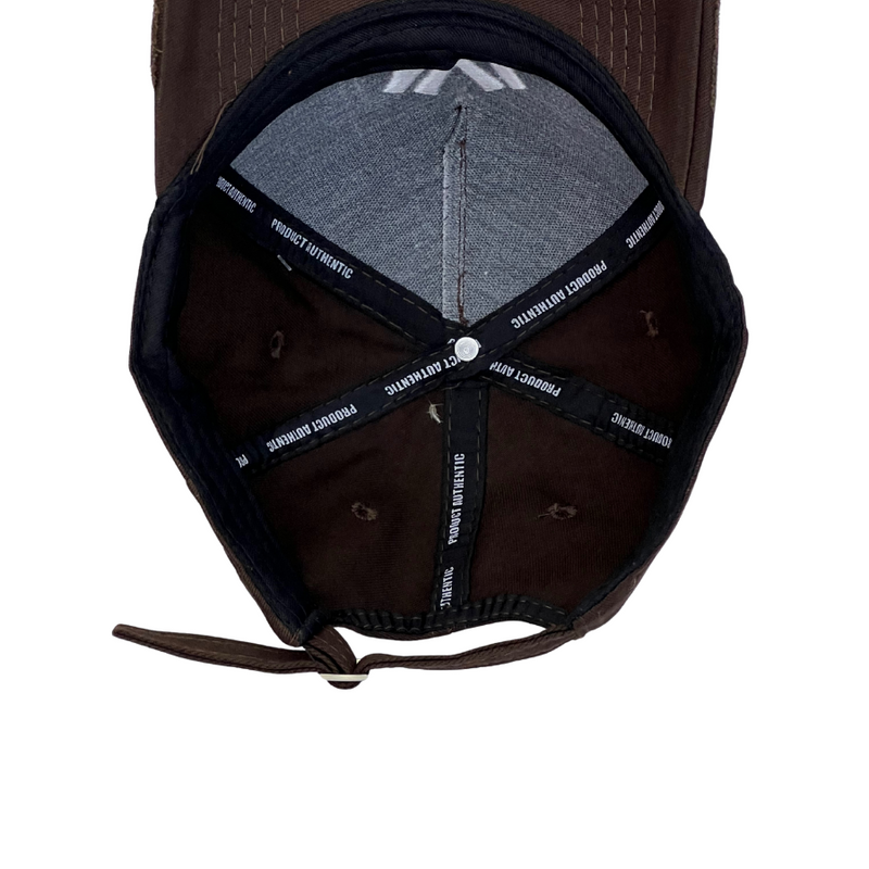 Boné Destroyed New York Yankees - Cor Marrom  Logo Branco