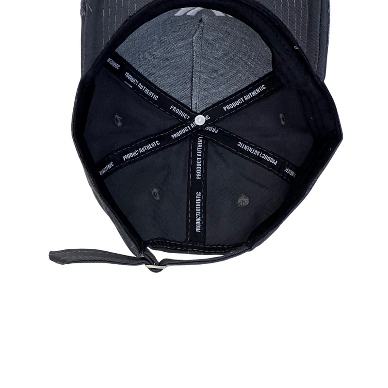 Boné Destroyed New York Yankees - Cor Cinza  Logo Branco