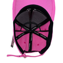 Boné Destroyed New York Yankees - Cor Rosa  Logo Branco