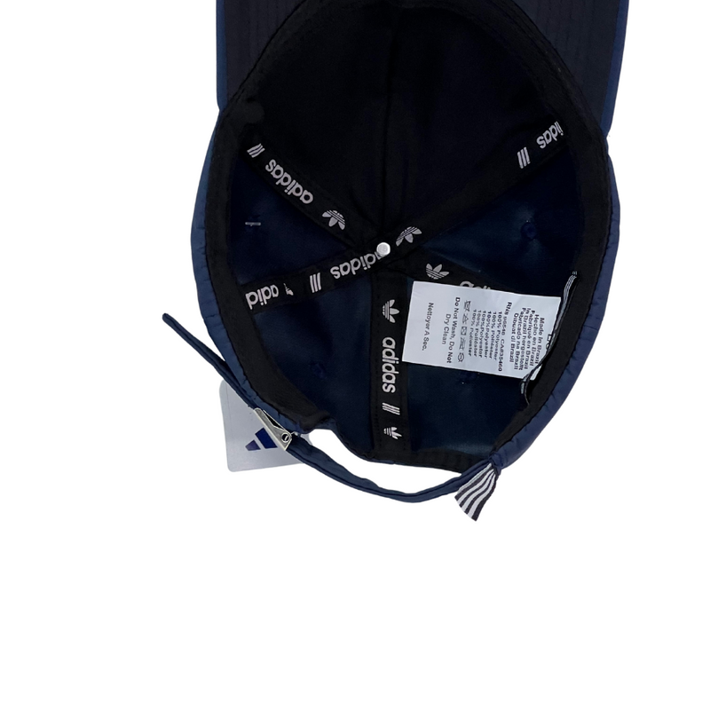 Boné Casual Adidas Mini - Cor Azul Escuro  Logo Branco