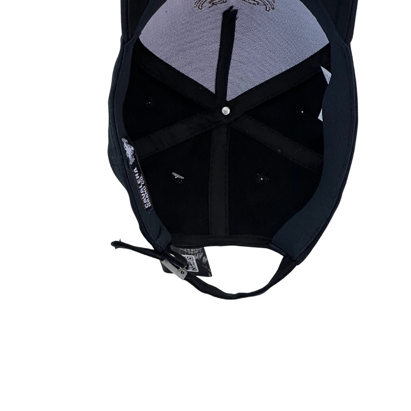 Boné Destroyed Cavalera BIG - Cor Preto  Logo Marrom