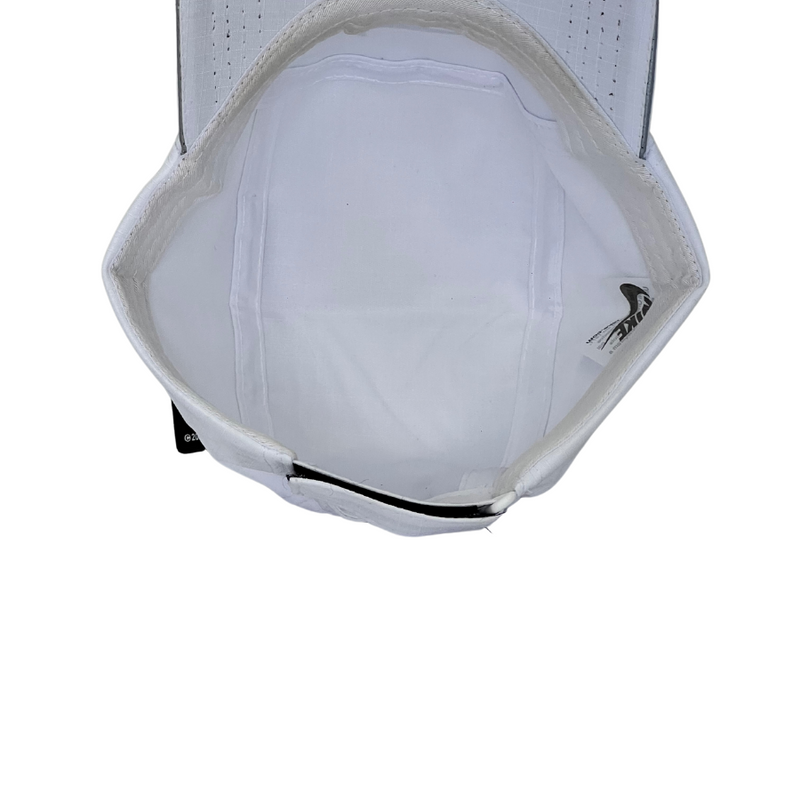 Boné Casual Nike Sk8 - Cor Branco  Logo Cinza