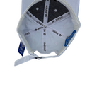 Boné Casual Adidas Sport - Cor Branco  Logo Azul