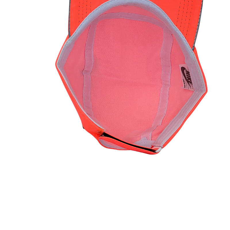 Boné Casual Nike Basic Two - Cor Laranja  Logo Cinza