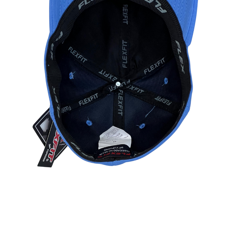 Boné  Fitted Oakley Basic - Cor Azul  Logo Preto