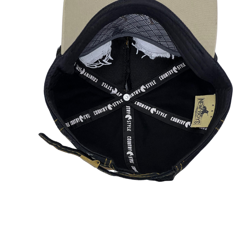 Boné Urbano Rodeo - Cor Preto  Logo Oficial