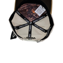 Boné Trucker Rodeo AgroFarm - Cor Preto e Bege  Logo Marrom