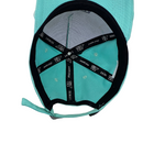 Boné Destroyed Los Angeles LA - Cor Verde Água  Logo Azul