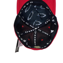 Boné Fitted Oakley Basic - Cor Vermelho  Logo Prata