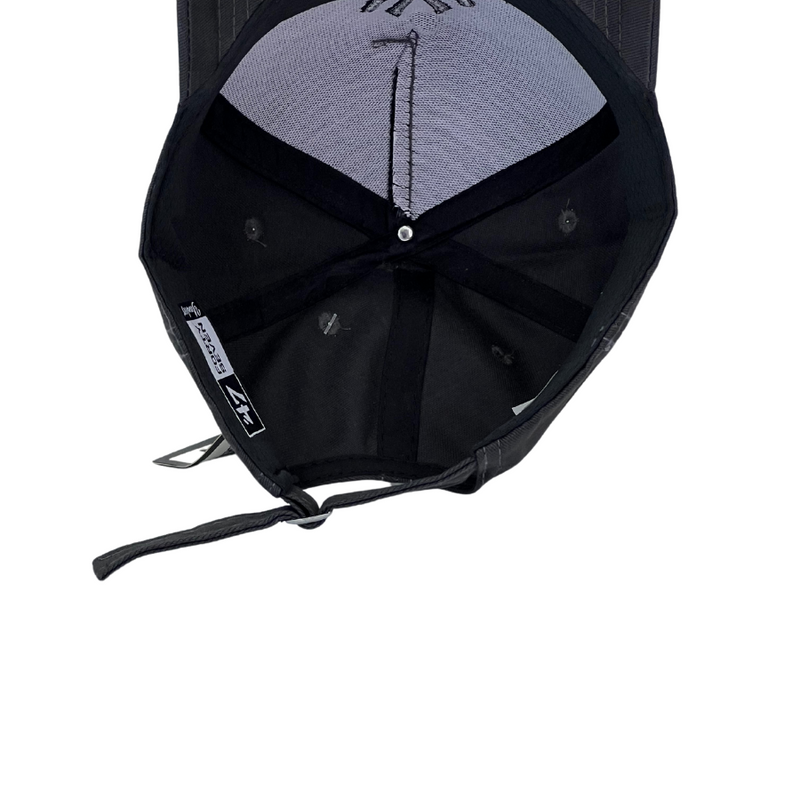 Boné Destroyed New York Yankees - Cor Cinza  Logo Preto