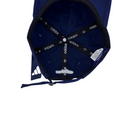 Boné Casual Adidas Basics - Cor Azul Escuro  Logo Branco