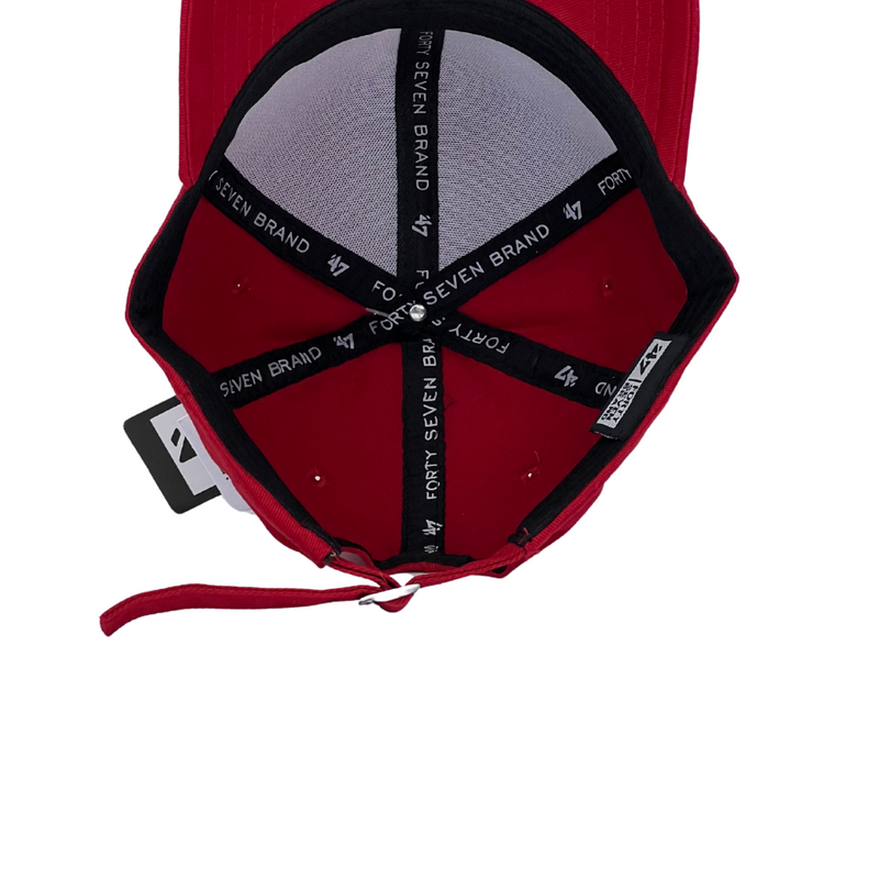 Boné Urbano Los Angeles LA - Cor Vermelho  Logo Branco
