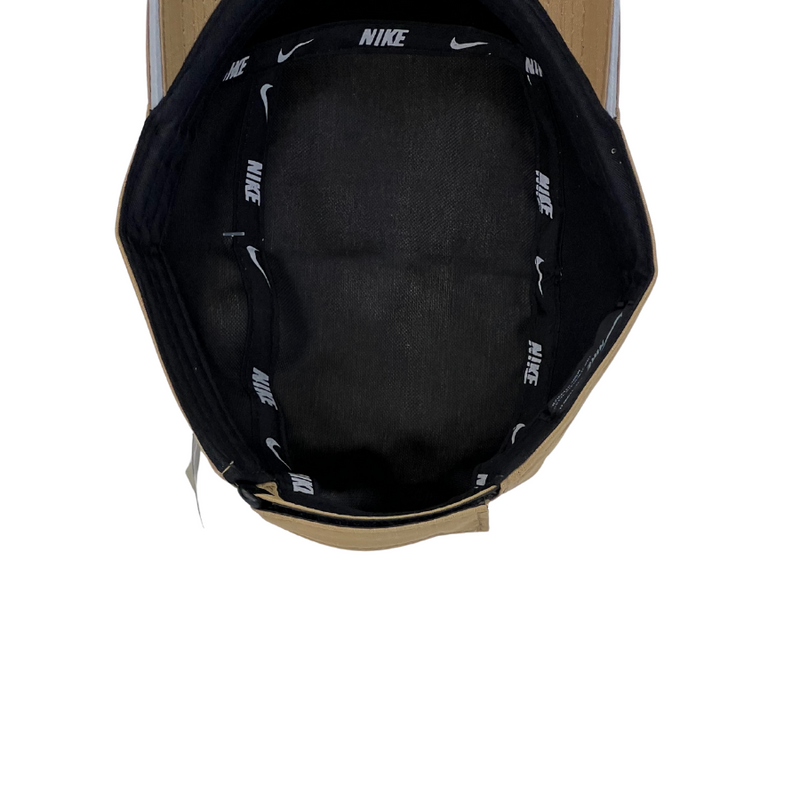 Boné Casual Nike Basic Two - Cor Marrom  Logo Cinza