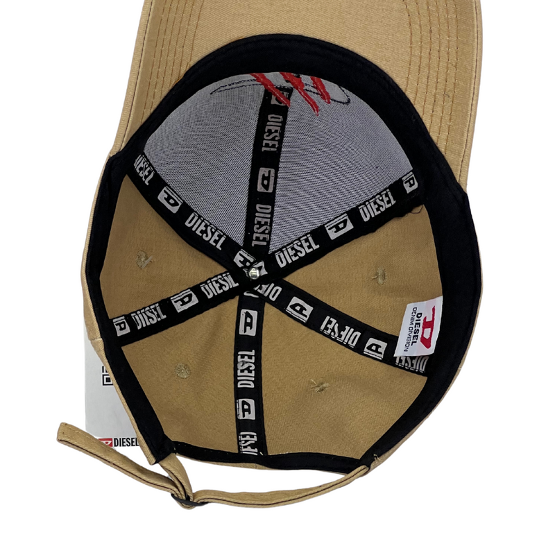 Boné Casual Diesel Fera - Cor Bege  Logo Oficial