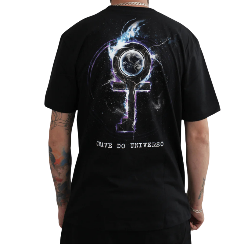Camiseta Manga Curta Raul Seixas - Chave Do Universo