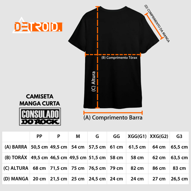 Camiseta Manga Curta Iron Maiden - Benjamin