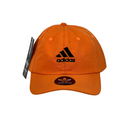 Boné Casual Adidas Basics - Cor Laranja  Logo Preto