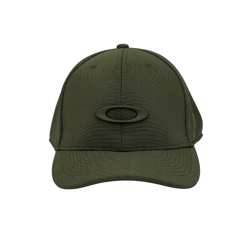 Boné Fitted Oakley Basic - Cor Verde Militar  Logo Verde Militar