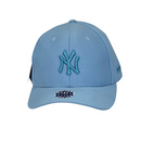 Boné Urbano New York Yankees - Cor Azul Claro  Logo Azul Claro