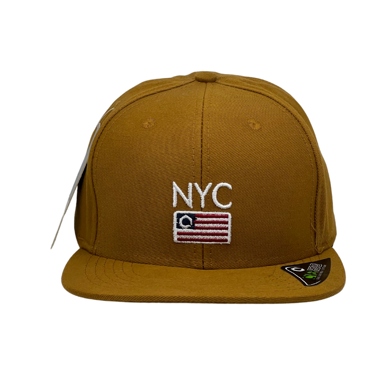 Boné Aba Reta New York City - Cor Mostarda  Logo Oficial