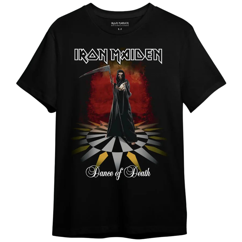Camiseta Manga Curta Iron Maiden - Dance Of Death