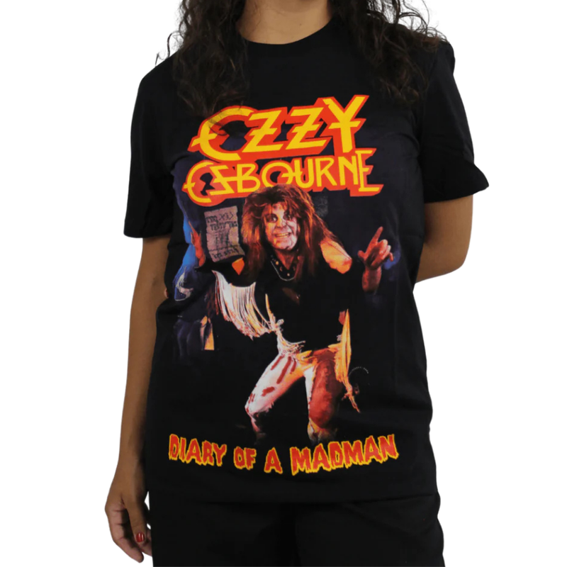 Camiseta Manga Curta Ozzy Osbourne - Diary Of A Madmam