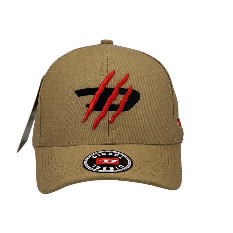 Boné Casual Diesel Fera - Cor Bege  Logo Oficial
