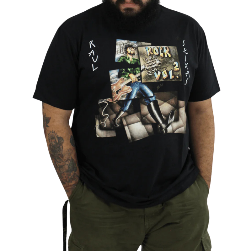 Camiseta Manga Curta Raul Seixas - Rock Vol. 2