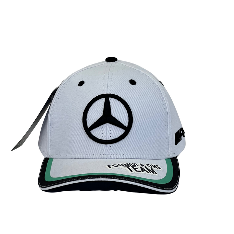 Boné  Urbano Detroid Mercedes BIG - Cor Branco  Logo Preto