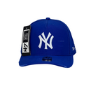 Boné Destroyed New York Yankees - Cor Azul  Logo Branco